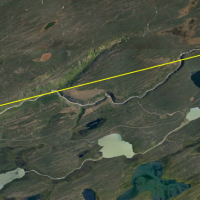 22 km from dam to start of Blanda IV